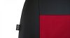 CHEVROLET Aveo Universeller Sitzbezug Unico Eco leder und Alcantara Kombination rot in Farbe
