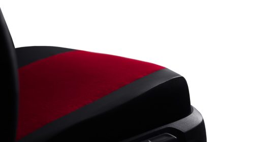 CHEVROLET Aveo Universeller Sitzbezug Unico Eco leder und Alcantara Kombination rot in Farbe