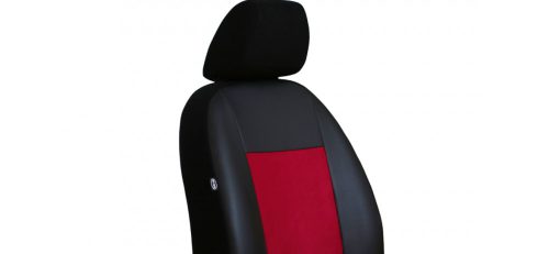 CHEVROLET Aveo Universeller Sitzbezug Unico Eco leder und Alcantara Kombination rot in Farbe