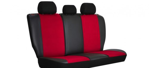CHEVROLET Aveo Universeller Sitzbezug Unico Eco leder und Alcantara Kombination rot in Farbe