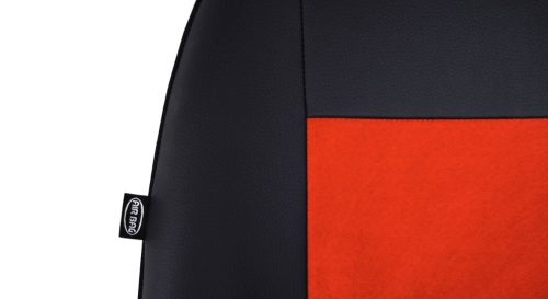 CHEVROLET Spark Universeller Sitzbezug Unico Eco leder und Alcantara Kombination téglavörös in Farbe