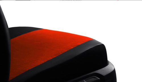 CHEVROLET Spark Universeller Sitzbezug Unico Eco leder und Alcantara Kombination téglavörös in Farbe