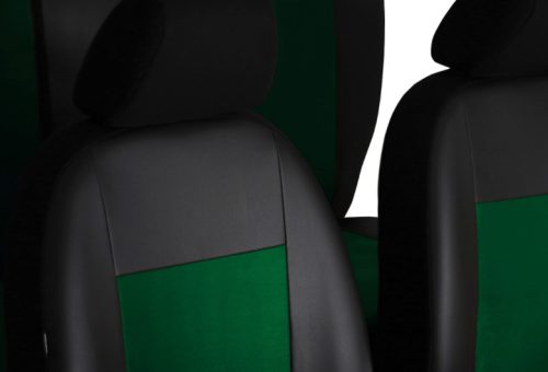 CHEVROLET Aveo Universeller Sitzbezug Unico Eco leder und Alcantara Kombination grün in Farbe