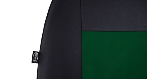 CHEVROLET Aveo Universeller Sitzbezug Unico Eco leder und Alcantara Kombination grün in Farbe