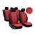 OPEL 407 Univerzális Üléshuzat PERLINE Eco bőr piros színben