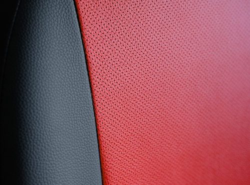 SUZUKI Baleno (III) Universeller Sitzbezug PERLINE Eco leder rot in Farbe