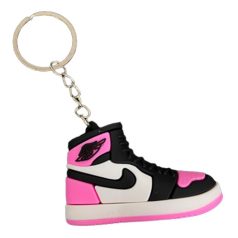 Kosárlabda cipő kulcstartó rózsaszín színben