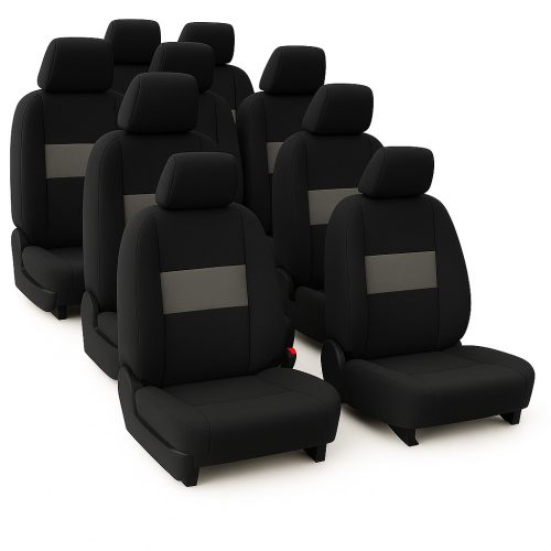 AlcantaraSport™ Premium-Autoausstattung für IVECO DAILY 2+1+4 VI 2014 – erhältlich in verschiedenen Farben, UV-beständig, AIRBAG-SICHER, individuelle Beschriftung/Logo möglich