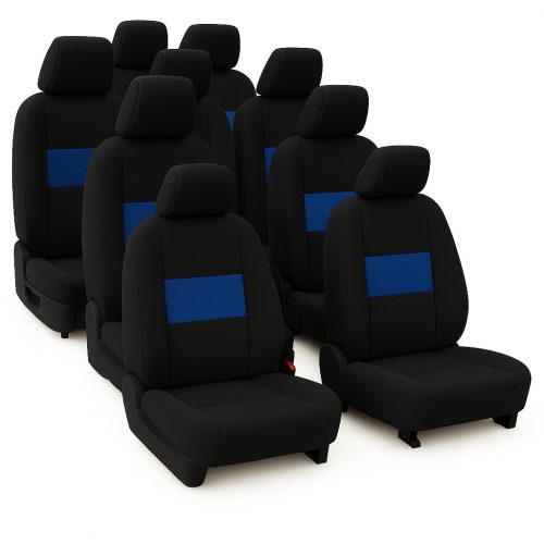 AlcantaraSport™ Premium-Autoausstattung für IVECO DAILY 2+1+4 VI 2014 – erhältlich in verschiedenen Farben, UV-beständig, AIRBAG-SICHER, individuelle Beschriftung/Logo möglich