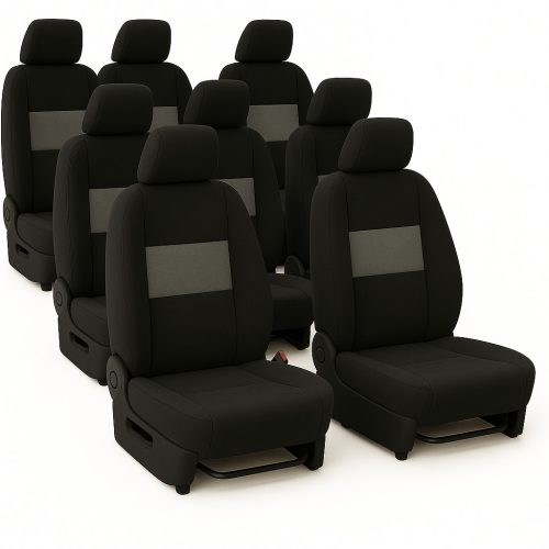 AlcantaraSport™ Prémium Méretpontos Autó Üléshuzat MERCEDES V-KLASA 8 seats W447 (2014-)– választható színekben, UV álló, AIRBAG SAFE, egyedi felirattal/logóval kérhető