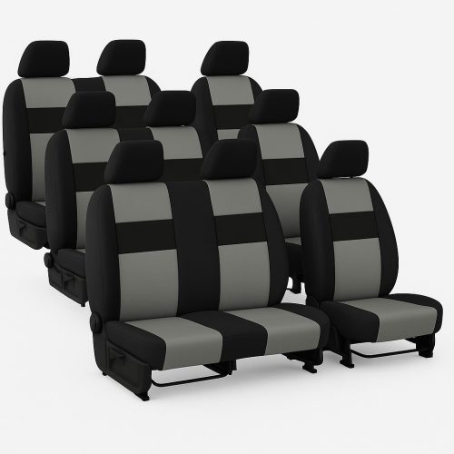 ComfortTex™ Prémium Méretpontos Üléshuzat CITROEN JUMPY 9 seats III (2017-)– választható színekben, UV álló, AIRBAG SAFE, egyedi felirattal/logóval kérhető