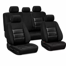   PrestigeLeather™ Premium-Sitzbezug aus maßgefertigtem Volllederimitat – KIA Rio 2001 – in verschiedenen Farben erhältlich, UV-beständig, AIRBAG-SICHER, individuelle Beschriftung/Logo möglich