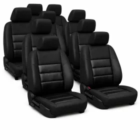   PrestigeLeather™ Premium-Sitzbezüge aus maßgefertigtem Volllederimitat für VOLKSWAGEN TIGUAN ALLSPACE 7-Sitzer (ab 2017) – erhältlich in verschiedenen Farben, UV-beständig, AIRBAG-SICHER, individuelle Beschriftung/Logo möglich