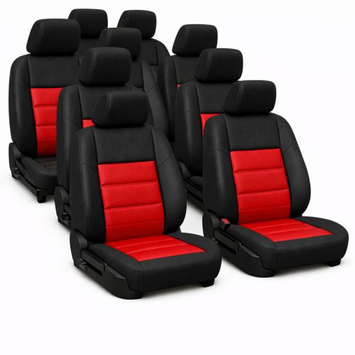 PrestigeLeather™ Premium-Sitzbezüge aus maßgefertigtem Volllederimitat für Renault Espace 7x1 II (1991–1996) – erhältlich in verschiedenen Farben, UV-beständig, airbagsicher, individuelle Beschriftung/Logo möglich