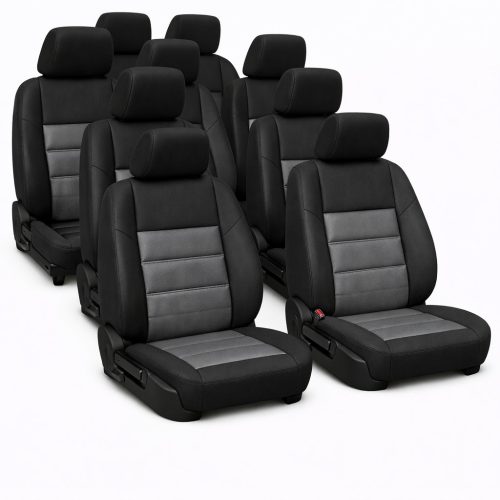 PrestigeLeather™ Premium-Sitzbezüge aus maßgefertigtem Volllederimitat für Renault Espace 7x1 II (1991–1996) – erhältlich in verschiedenen Farben, UV-beständig, airbagsicher, individuelle Beschriftung/Logo möglich