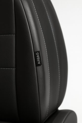 PrestigeLeather™ Prémium Méretpontos Autóipari Kárpit és Műbőr Betéttel Üléshuzat VOLKSWAGEN VW T4 9 seats (1989-2003)– választható színekben, UV álló, AIRBAG SAFE, egyedi felirattal/logóval kérhető