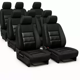   PrestigeLeather™ Premium-Vollkunstleder für CITROËN JUMPY 8-Sitzer II (2007–2016) – erhältlich in verschiedenen Farben, UV-beständig, AIRBAG-SICHER, individuelle Beschriftung/Logo möglich