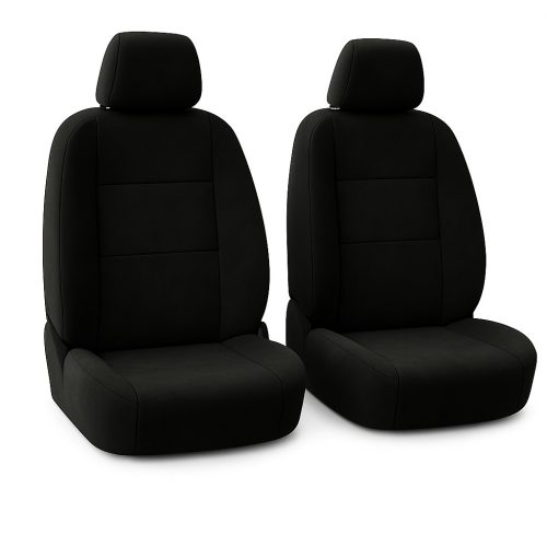 Audi A1 AlcantaraSport™ Premium Universal-Autositzbezug – Schwarz/Schwarz (UV-beständig, AIRBAG-SICHER, bedruckbarer Einsatz)