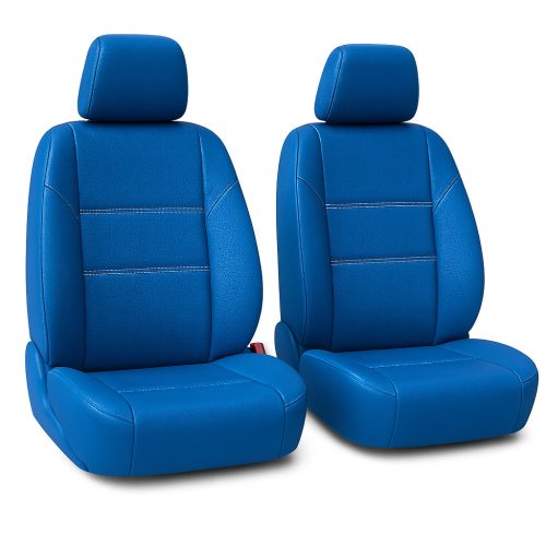 Audi 200 PrestigeLeather™ Premium Universal-Autositzbezug aus Volllederimitat – Sportblau (AIRBAG-SICHER, UV-beständig, optionale Nahtfarbe)