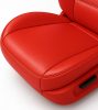 Audi 100 PrestigeLeather™ Premium Universal-Autositzbezug – Sportrot (Farbe der Naht wählbar, AIRBAG-SICHER, UV-beständig)