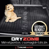 Dryzone méretpontos csomagtértálcák – prémium csomagtérvédők autótípusra szabva